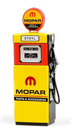 1951 Wayne 505 Gas Pump MOPAR Parts, Yellow, Greenlight 14110B - 1/18 Scale Diecast Gas Pump 3 1951 Wayne 505 Gas Pump MOPAR Parts, Yellow, Greenlight 14110B - 1/18 Scale Diecast Gas Pump