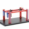STP Four-Post Lift, Blue And Red - Greenlight 16120A/48 - 1/64 Scale Diecast Accessory -ModelToyCars Shop 16120A 48 GL Four Post Lift S2 164 1 80793.1652393613.386.513