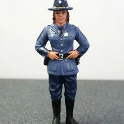 State Trooper Sharon Figure, Blue - American Diorama Figurine 16162 - 1/24 Scale