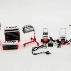 Kendall Motor Oil Shop Tool Set #1, Red And White - GMP 18962 - 1/18 Scale Diecast Accessory