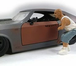 Auto Theft II Figure, White/ Blue - American Diorama Figurine 23817 - 1/24 Scale
