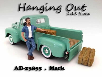 Hanging Out Mark Figure, Blue - American Diorama Figurine 23855 - 1/18 Scale 3 Hanging Out Mark Figure, Blue - American Diorama Figurine 23855 - 1/18 Scale