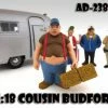 Trailer Park Figures Series 1 Cousin Budford, American Diorama Figurine 23874 - 1/18 Scale 1 Trailer Park Figures Series 1 Cousin Budford, American Diorama Figurine 23874 - 1/18 Scale -ModelToyCars Shop 23874 AD Trailer Park Figures Series 1 Cousin Budford Diecast Model Car Accessories AZ 65308.1610385118.386.513