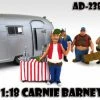 Trailer Park Figures Series 1 Carnie Barney, American Diorama Figurine 23875 - 1/18 Scale