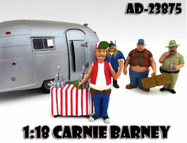 Trailer Park Figures Series 1 Carnie Barney, American Diorama Figurine 23875 - 1/18 Scale 3 Trailer Park Figures Series 1 Carnie Barney, American Diorama Figurine 23875 - 1/18 Scale