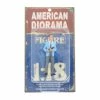 The Robbers Robber II, Turquoise-American Diorama 23884- 1:18 Scale Hand Painted Diorama Accessory -ModelToyCars Shop 23884 AD The Robbers Robber II 118 az 84374.1610385144.386.513