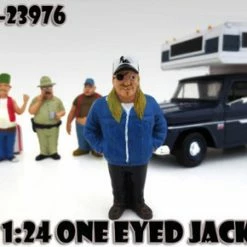 Trailer Park Figures Series 1 One Eyed Jack, American Diorama Figurine 23976 - 1/24 Scale