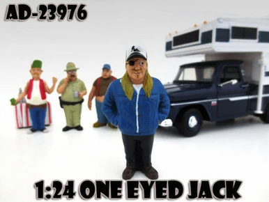 Trailer Park Figures Series 1 One Eyed Jack, American Diorama Figurine 23976 - 1/24 Scale 3 Trailer Park Figures Series 1 One Eyed Jack, American Diorama Figurine 23976 - 1/24 Scale