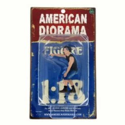 Hotrodders Derek Figurine, American Diorama 24007 - 1/18 Scale Hobby Accessory