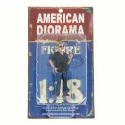 Hotrodders Bill Figurine, American Diorama 24010 - 1/18 Scale Hobby Accessory