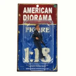 Police Officer II Figurine, American Diorama 24012 - 1/18 Scale Hobby Accessory