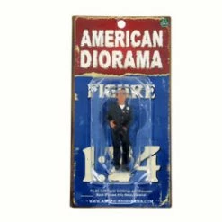 Police Officer II Figurine, American Diorama 24032 - 1/24 Scale Hobby Accessory