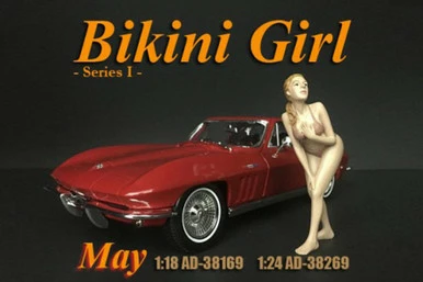 Bikini Girl May, Brown - American Diorama 38169 - 1/18 Scale Figurine - Diorama Accessory 3 Bikini Girl May, Brown - American Diorama 38169 - 1/18 Scale Figurine - Diorama Accessory