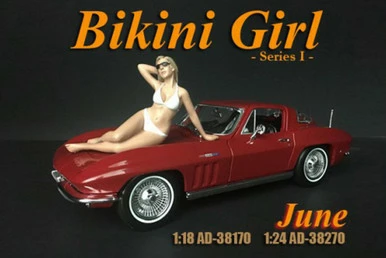 Bikini Girl June, White - American Diorama 38170 - 1/18 Scale Figurine - Diorama Accessory 3 Bikini Girl June, White - American Diorama 38170 - 1/18 Scale Figurine - Diorama Accessory