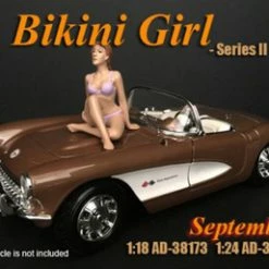Bikini Girl September, Violet - American Diorama 38173 - 1/18 Scale Figurine - Diorama Accessory