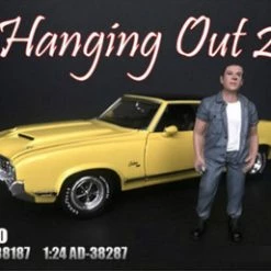 Beto Figure, Gray - American Diorama 38187 - 1/18 Scale Figurine - Diorama Accessory