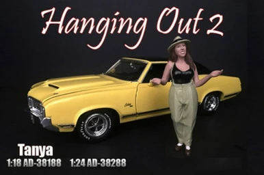 Tanya Figure, Green With Black - American Diorama 38188 - 1/18 Scale Figurine - Diorama Accessory 3 Tanya Figure, Green With Black - American Diorama 38188 - 1/18 Scale Figurine - Diorama Accessory