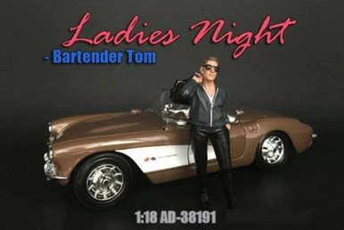 Ladies Night Tom Figure - American Diorama 38191 - 1/18 Figurine - Diorama Accessory 3 Ladies Night Tom Figure - American Diorama 38191 - 1/18 Figurine - Diorama Accessory