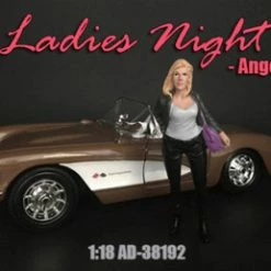 Ladies Night Angela Figure - American Diorama 38192 - 1/18 Figurine - Diorama Accessory