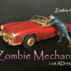 Zombie Mechanic IV, Blue - American Diorama 38200 - 1/18 Scale Figurine - Diorama Accessory