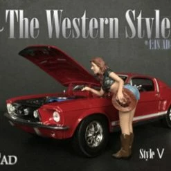 The Western Style V, Blue And Black - American Diorama 38205 - 1/18 Figurine - Diorama Accessory