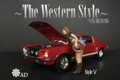The Western Style V, Blue And Black - American Diorama 38205 - 1/18 Figurine - Diorama Accessory 3 The Western Style V, Blue And Black - American Diorama 38205 - 1/18 Figurine - Diorama Accessory