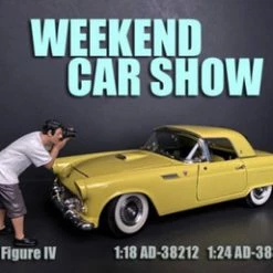 Weekend Car Show Figure IV - American Diorama 38212, 1/18 Scale Figurine, Diorama Accessory