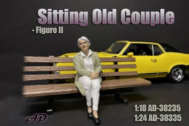 Sitting Old Couple Figure II - American Diorama 38235 - 1/18 Figurine - Diorama Accessory 3 Sitting Old Couple Figure II - American Diorama 38235 - 1/18 Figurine - Diorama Accessory