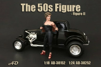 50's Style Figure II, American Diorama 38252 - 1/24 Scale Accessory For Diecast Cars 3 50's Style Figure II, American Diorama 38252 - 1/24 Scale Accessory For Diecast Cars