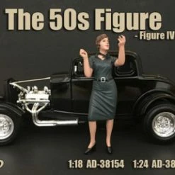 50's Style Figure IV, American Diorama 38254 - 1/24 Scale Accessory For Diecast Cars