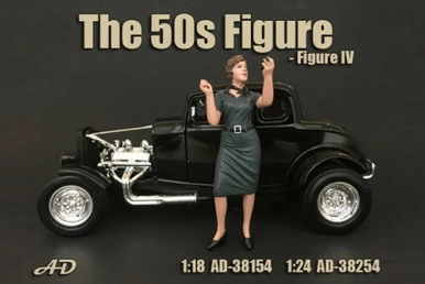 50's Style Figure IV, American Diorama 38254 - 1/24 Scale Accessory For Diecast Cars 3 50's Style Figure IV, American Diorama 38254 - 1/24 Scale Accessory For Diecast Cars