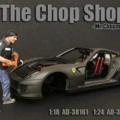 The Chop Shop Mr. Chopman Figure, American Diorama 38261 - 1/24 Scale Accessory For Diecast Cars