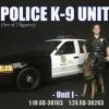 Police Officer K9 Dog Unit II, Black - American Diorama 38263 - 1/24 Figurine - Diorama Accessory -ModelToyCars Shop 38263 AD Police With K9 124 1 BLACK AZ 58548.1610379656.386.513