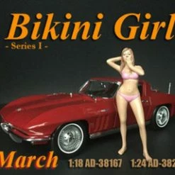Bikini Girl March, Pink - American Diorama 38267 - 1/24 Scale Figurine - Diorama Accessory