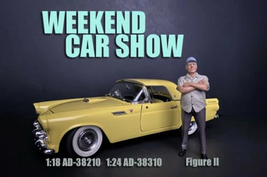 Weekend Car Show Figure II, Gray - American Diorama 38310 - 1/24 Scale Figurine - Diorama Accessory 3 Weekend Car Show Figure II, Gray - American Diorama 38310 - 1/24 Scale Figurine - Diorama Accessory