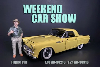 Weekend Car Show Figure VIII, Green - American Diorama 38316 - 1/24 Figurine - Diorama Accessory 3 Weekend Car Show Figure VIII, Green - American Diorama 38316 - 1/24 Figurine - Diorama Accessory