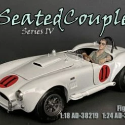 American Diorama Seated Couple Series IV Figure 38319 - 1/24 Scale Figurine - Diorama Accessory