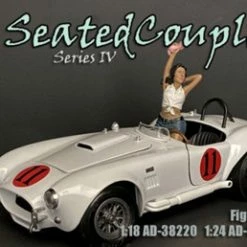 Seated Couple Series IV Figure B - American Diorama 38320 - 1/24 Figurine - Diorama Accessory