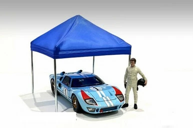 Canopy Set, Silver - American Diorama 38349 - 1/24 Scale Figurine - Diorama Accessory 3 Canopy Set, Silver - American Diorama 38349 - 1/24 Scale Figurine - Diorama Accessory