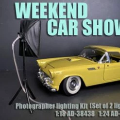 American Diorama Photographer Lighting Kit (Set Of 2 Lights)38438 - 1/18 Scale Figurine - Diorama Accessory