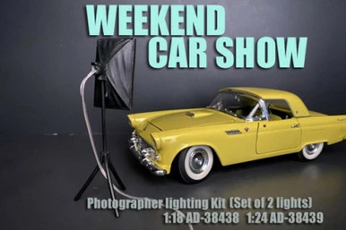 American Diorama Photographer Lighting Kit (Set Of 2 Lights) 38439 - 1/24 Scale Figurine - Diorama Accessory 3 American Diorama Photographer Lighting Kit (Set Of 2 Lights) 38439 - 1/24 Scale Figurine - Diorama Accessory