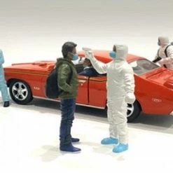 Hazmat Crew - Figure VI, White - American Diorama 76272 - 1/18 Scale Figurine - Diorama Accessory