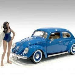 Beach Girls - Katy, Dark Blue - American Diorama 76313 - 1/18 Scale Figurine - Diorama Accessory