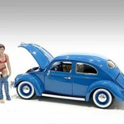 Beach Girls - Gina, Red - American Diorama 76414 - 1/24 Scale Figurine - Diorama Accessory