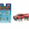 Firefighters 2 Figurine Set, Multi - American Diorama 76482MJ - 1/64 Figurine - Diorama Accessory