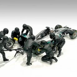 Formula One F1 Pit Crew Team Set II - American Diorama 76554 - 1/18 Figurine - Diorama Accessory