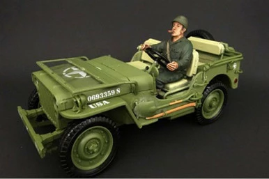 WWII US ARMY Soldier #4, American Diorama 77413 - 1/18 Scale Hand Painted Figure 3 WWII US ARMY Soldier #4, American Diorama 77413 - 1/18 Scale Hand Painted Figure