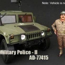 WWII Military Police Figure #2 - American Diorama 77415 - 1/18 Scale Diecast Model Toy Car