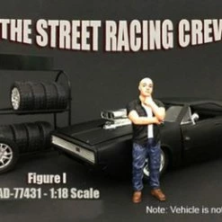 Street Racing Crew Figure #1 - American Diorama 77431 - 1/18 Scale Diecast Model Toy Car