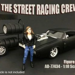 Street Racing Crew Figure #4 - American Diorama 77434 - 1/18 Scale Diecast Model Toy Car